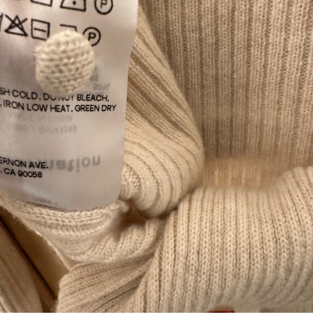 Reformation Osteria Open Back Sweater in Gossamer size S - Picture 9 of 9